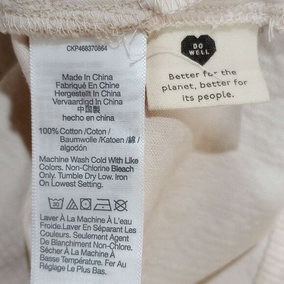 Madewell Corduroy Long sleeve Mini Shirt dress - M - Harvest Moon / Cream - Picture 11 of 13